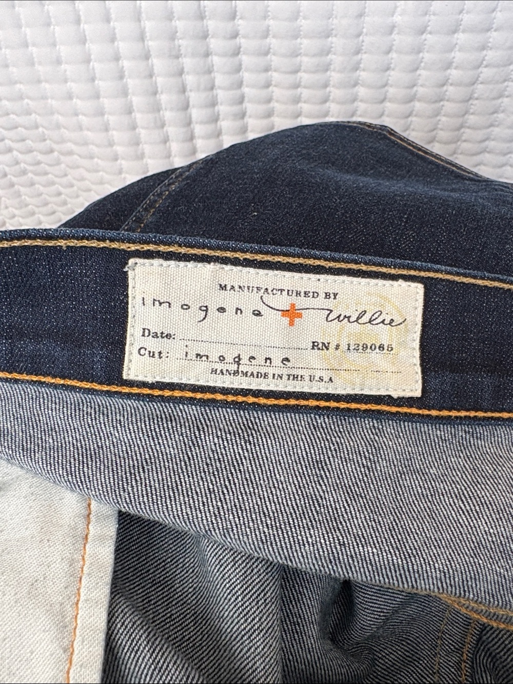 imogene + willie Dark Indigo Denim Jeans - Picture 3 of 5